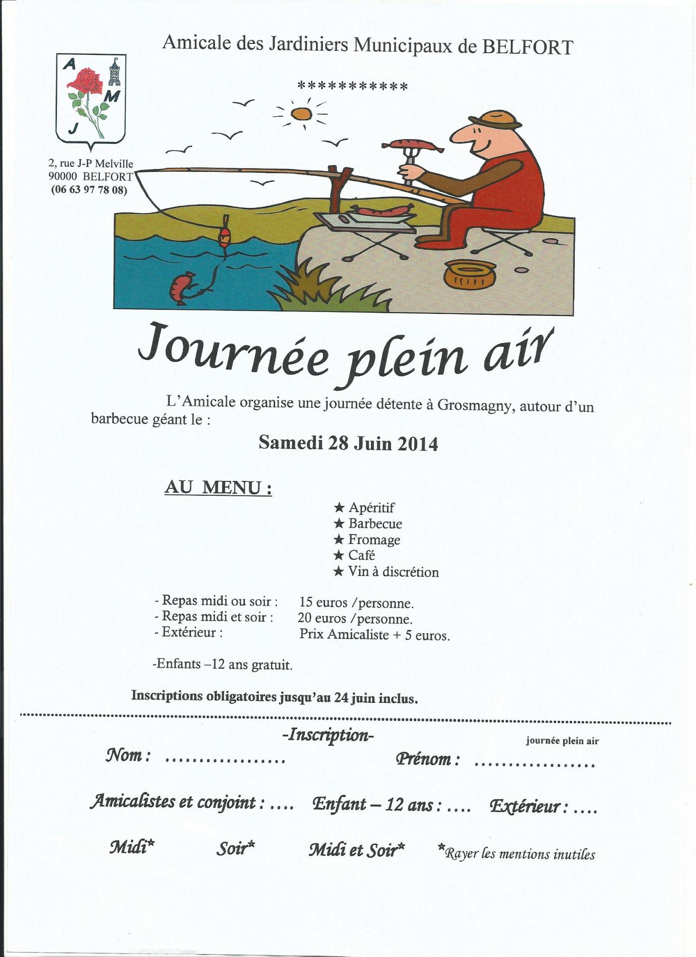 Journé plein air